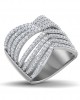 Tracy Wide Diamond Band in 18k gold