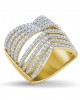 Tracy Wide Diamond Band in 18k gold