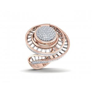 Lora designer diamond ring in gold