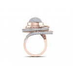 Lora designer diamond ring in gold