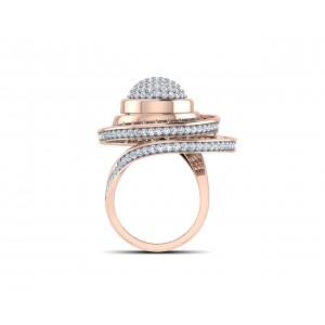 Lora designer diamond ring in gold