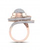 Lora designer diamond ring in gold