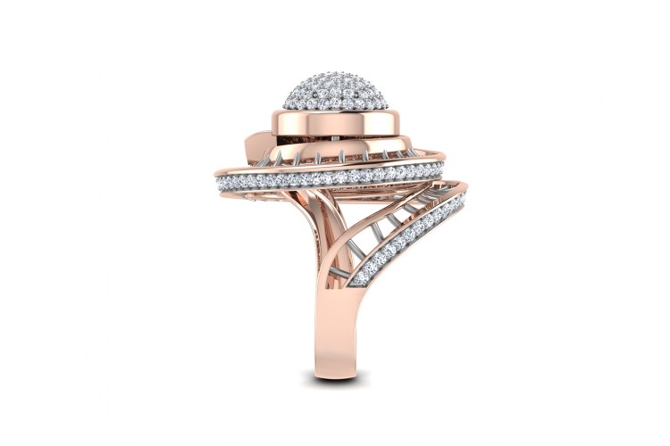 Lora designer diamond ring in gold