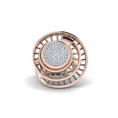 Lora designer diamond ring in gold