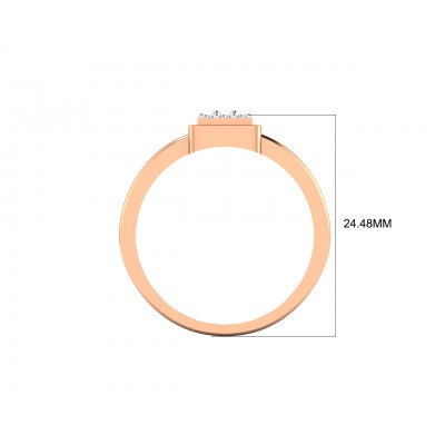 Matt Diamond Engagement Ring for Men