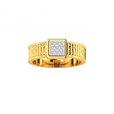 Matt Diamond Engagement Ring for Men