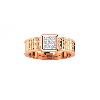 Matt Diamond Engagement Ring for Men