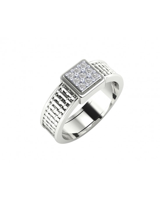 Moissanite Ring Men Engagement Ring 925 Silver Ring Ideal - Temu