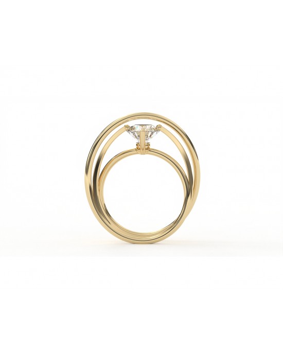 Sansa Diamond Ring in 14k Gold