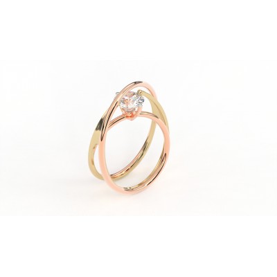 Sansa Diamond Ring in 14k Gold