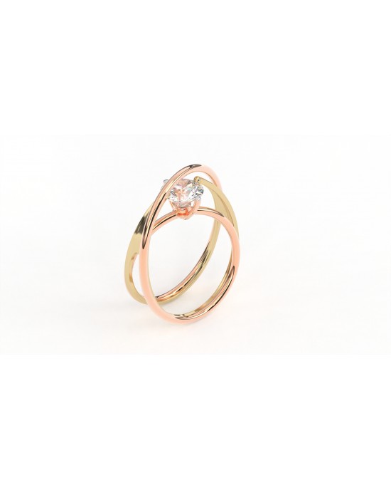 Sansa Diamond Ring in 14k Gold