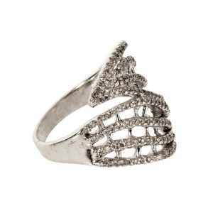 Diamond Ring in White Gold