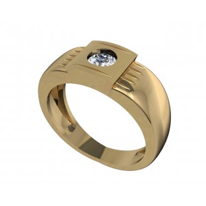 Akshay Men's Solitaire Engagement Ring