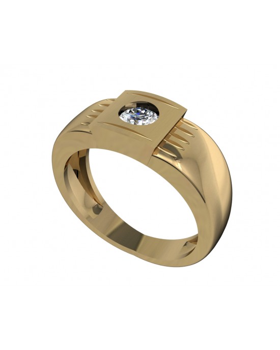 Akshay Men's Solitaire Engagement Ring