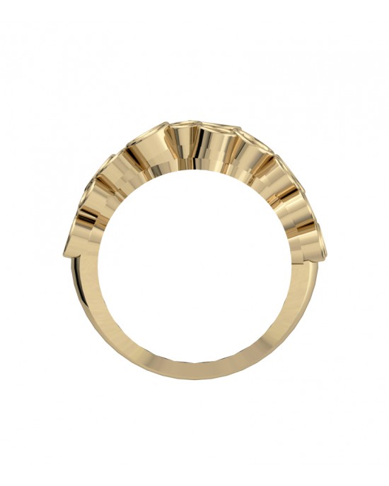 Abstract Designer Diamond Ring