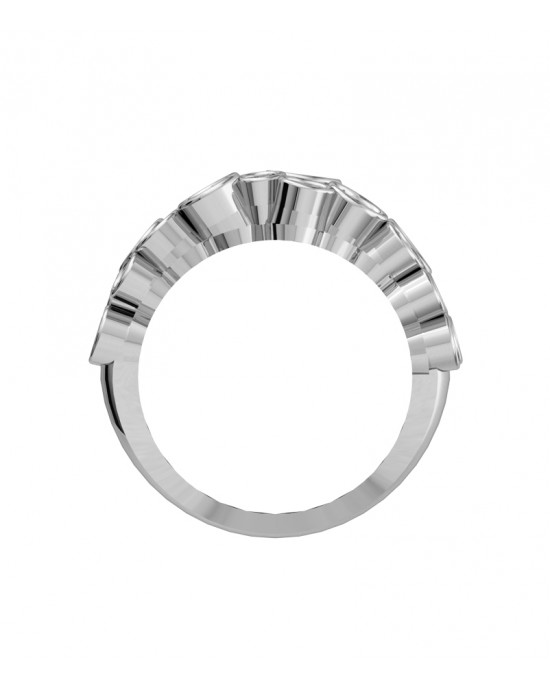 Abstract Designer Diamond Ring