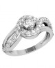 Alluring Diamond solitaire engagement ring