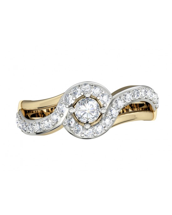 Alluring Diamond solitaire engagement ring