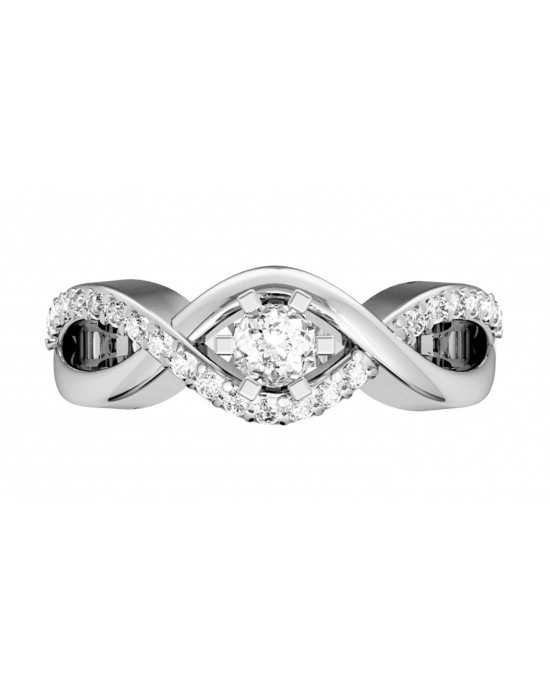 Alluring Solitaire diamond Engagement Ring