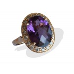 Amethyst Gold Ring