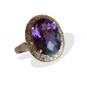 Amethyst Gold Ring