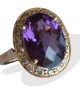 Amethyst Gold Ring