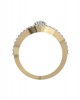 Delicate Bridal Diamond Ring Set