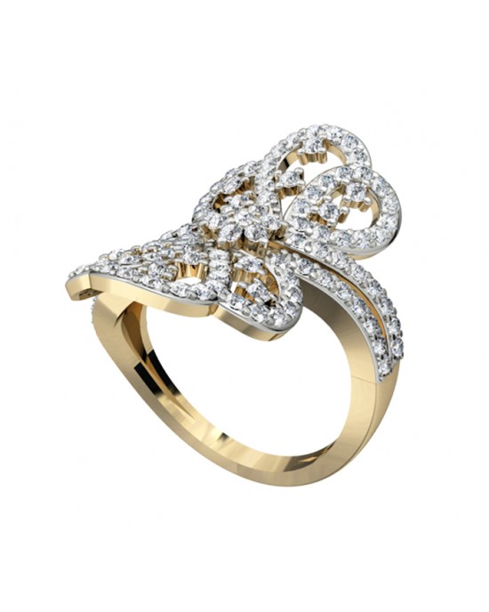 Designer Diamond Cocktail Ring