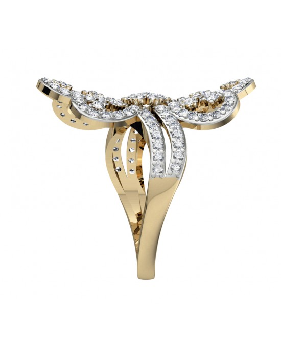 Designer Diamond Cocktail Ring