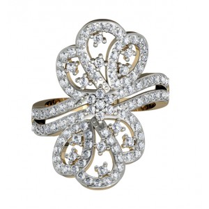 Designer Diamond Cocktail Ring