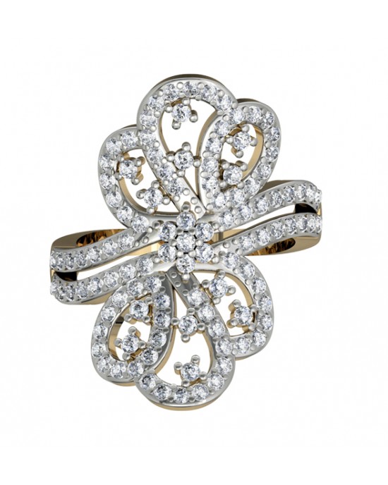 Designer Diamond Cocktail Ring