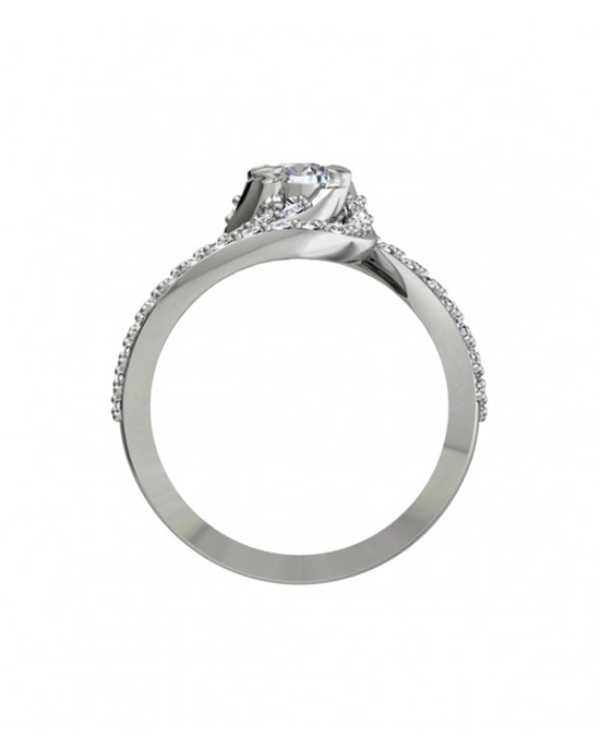 Diamond Solitaire Engagement Ring