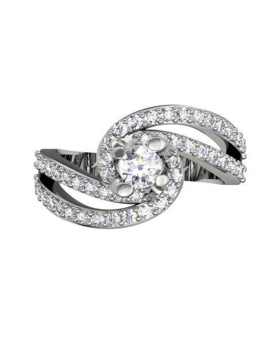 Diamond Solitaire Engagement Ring