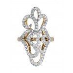 Diamond Valentines Cocktail ring