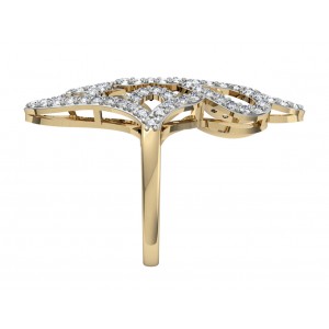 Diamond Valentines Cocktail ring