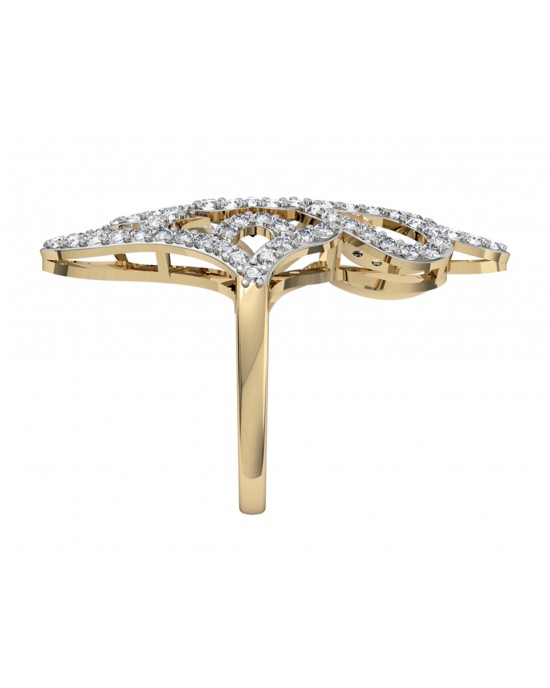 Diamond Valentines Cocktail ring