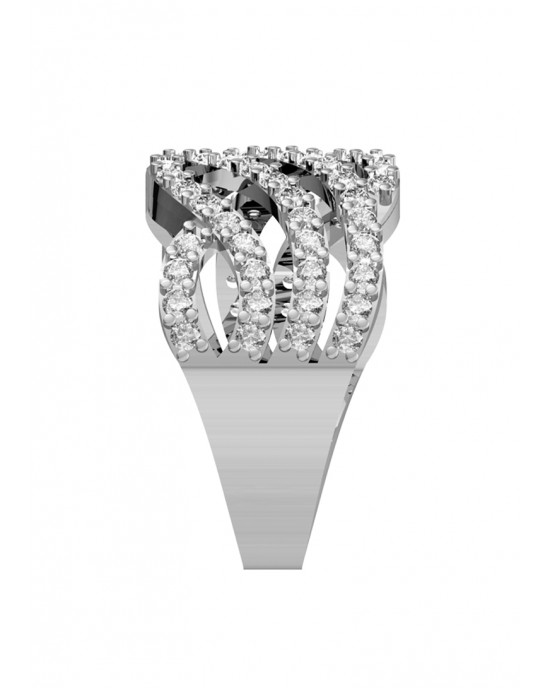 Enchanting Diamond Wideband ring