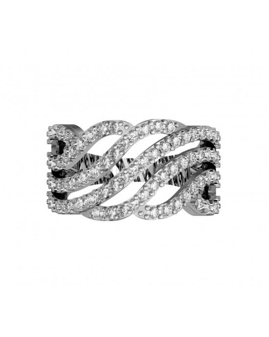 Enchanting Diamond Wideband ring