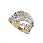 Enchanting Diamond Wideband ring