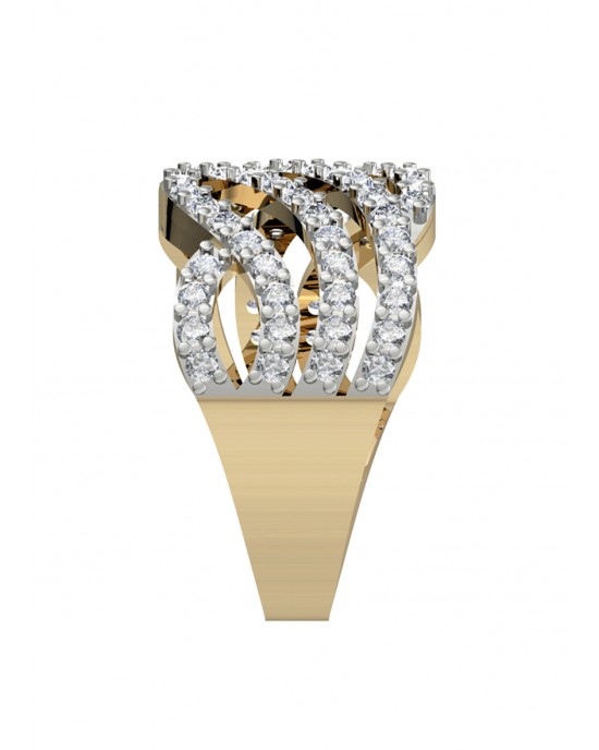 Enchanting Diamond Wideband ring