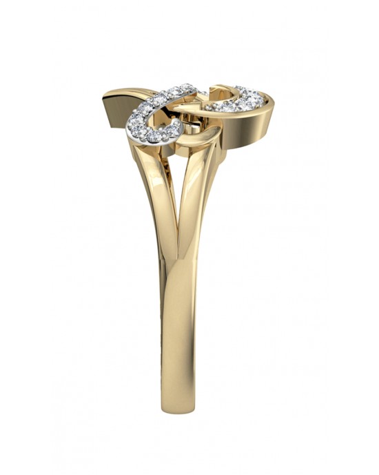 Endearing Diamond Heart Ring 