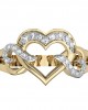 Endearing Diamond Heart Ring 