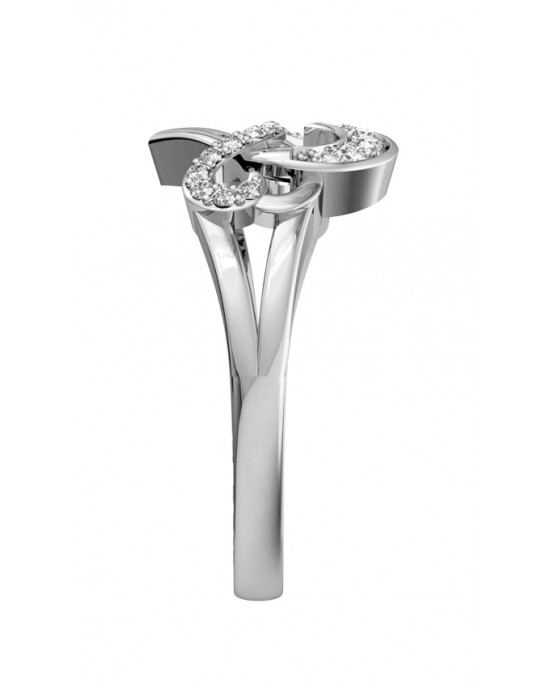 Endearing Diamond Heart Ring 