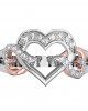 Endearing Diamond Heart Ring 