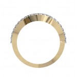 Fancy Diamond Coil Ring