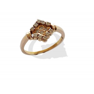 Gold Ring with Diamonds