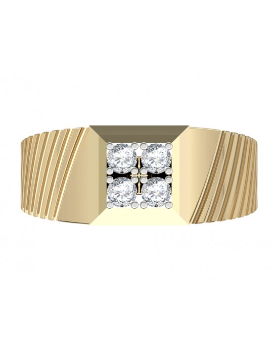 14K White Solid Gold Mens Diamond Wedding Ring Band 1 Ctw – Avianne Jewelers
