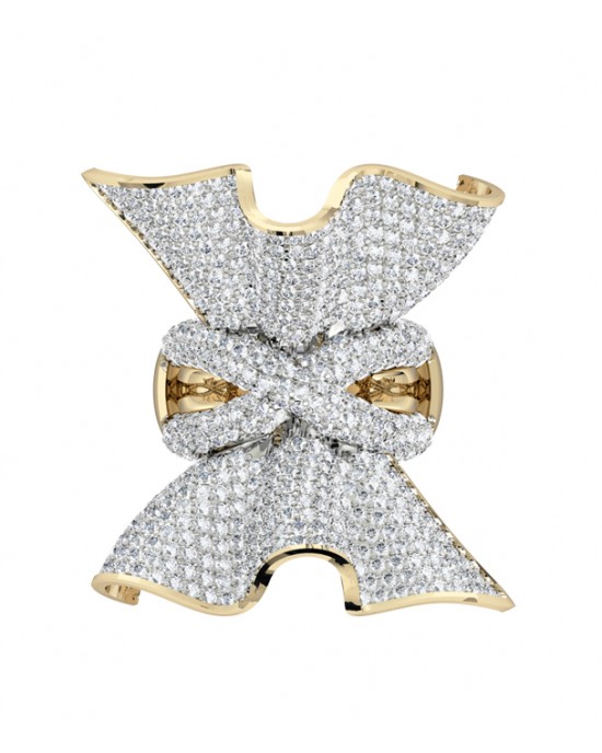 Penelope Diamond Cocktail ring in gold