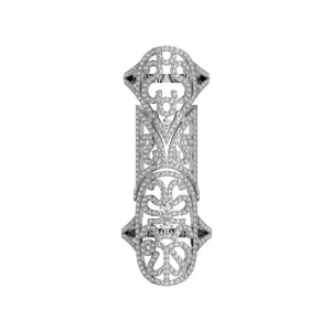 Exotic Diamond Full Finger Ring