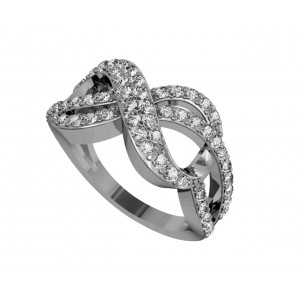 Infinity Diamond Ring